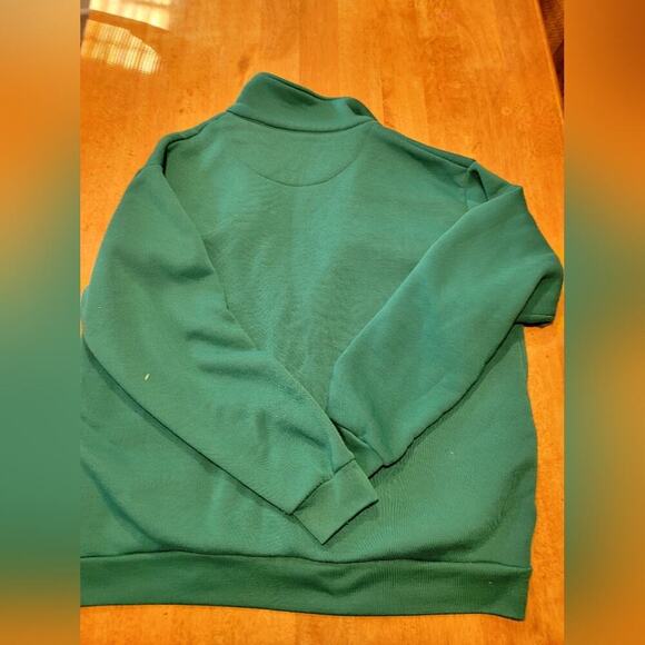 Mens Haband Long Sleeve Teal Zip Up Jacket - Picture 4 of 9